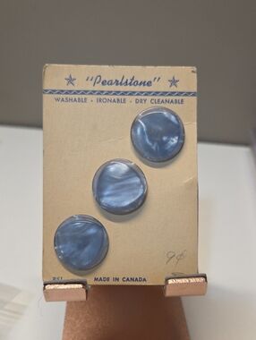 Vintage Pearlstone Lucite Buttons